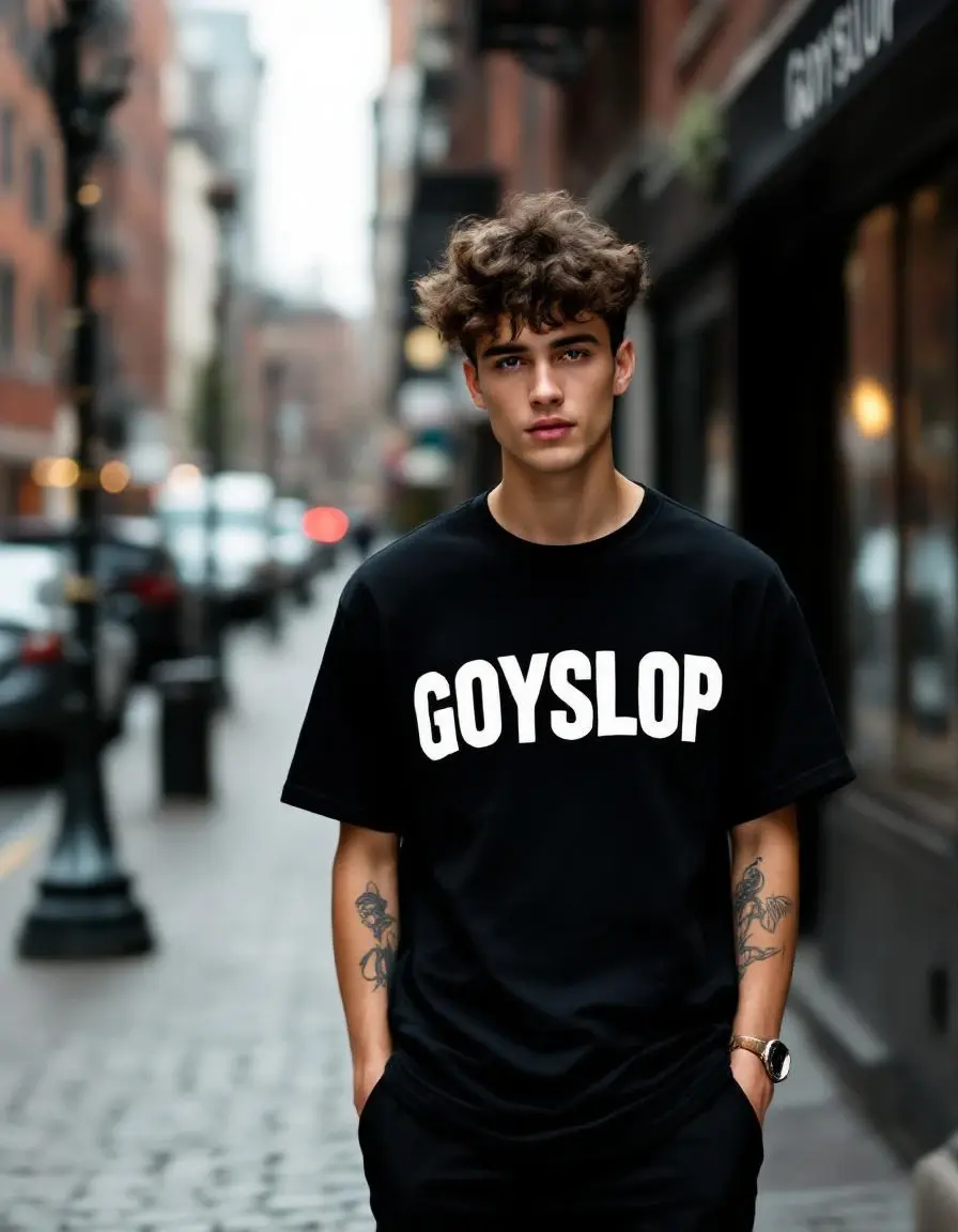 GOYSLOP Black Tee thumbnail 2