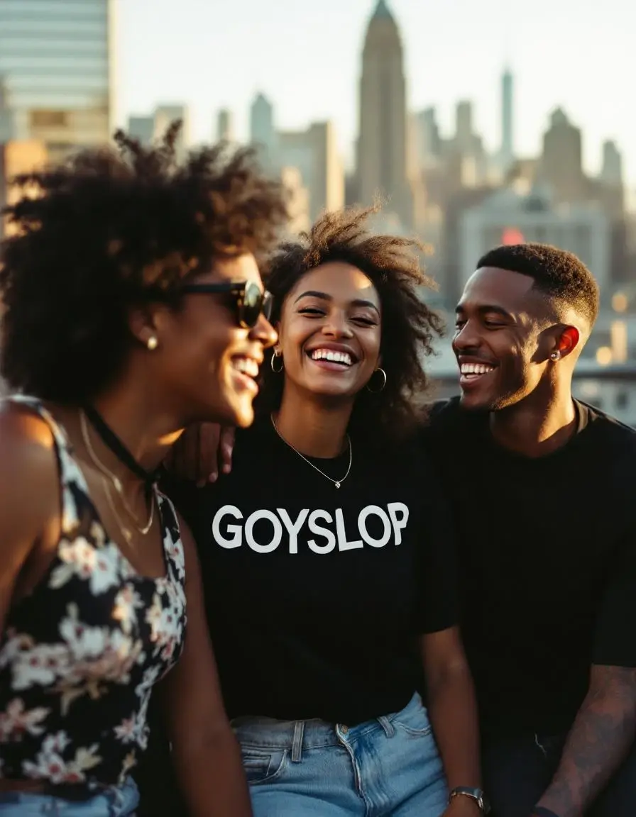 GOYSLOP Black Tee thumbnail 3